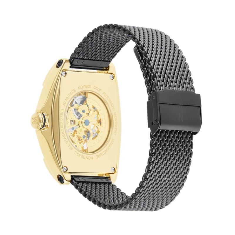 Montre Homme Montignac Tonneau Automatique noir