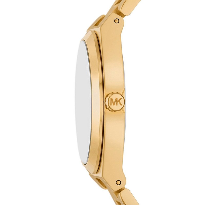 Montre Michael Kors femme doré fond blanc