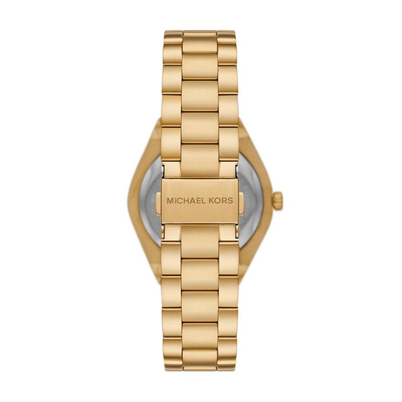 Montre Michael Kors femme doré fond blanc