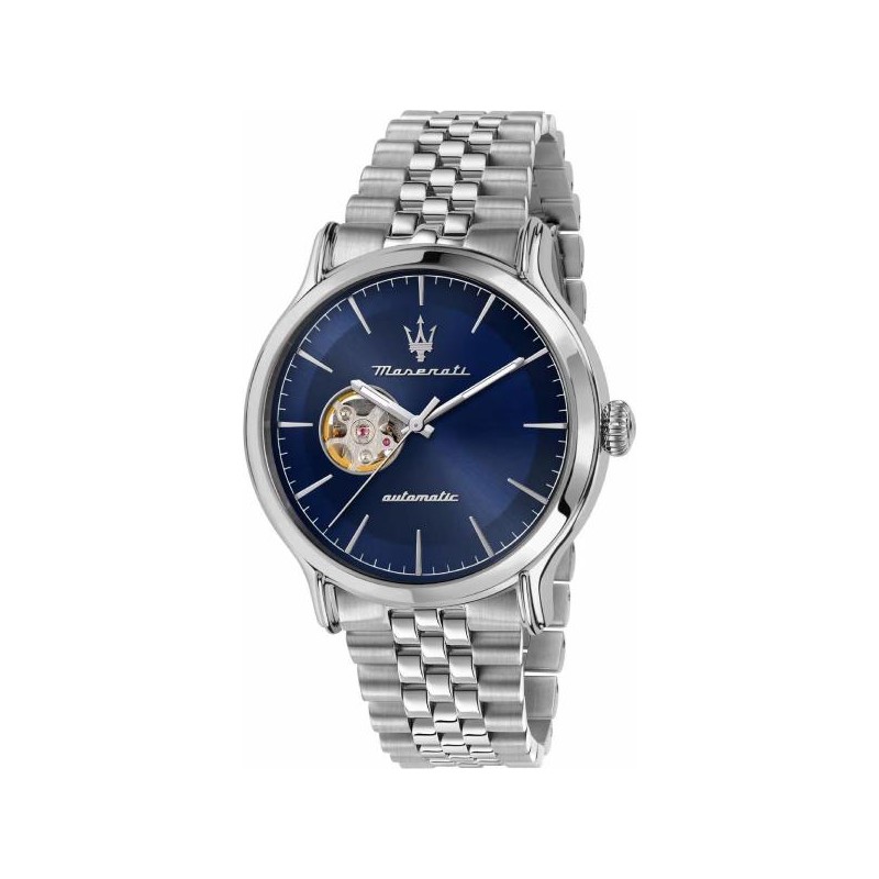 Montre Homme Maserati Epoca automatique fond bleu