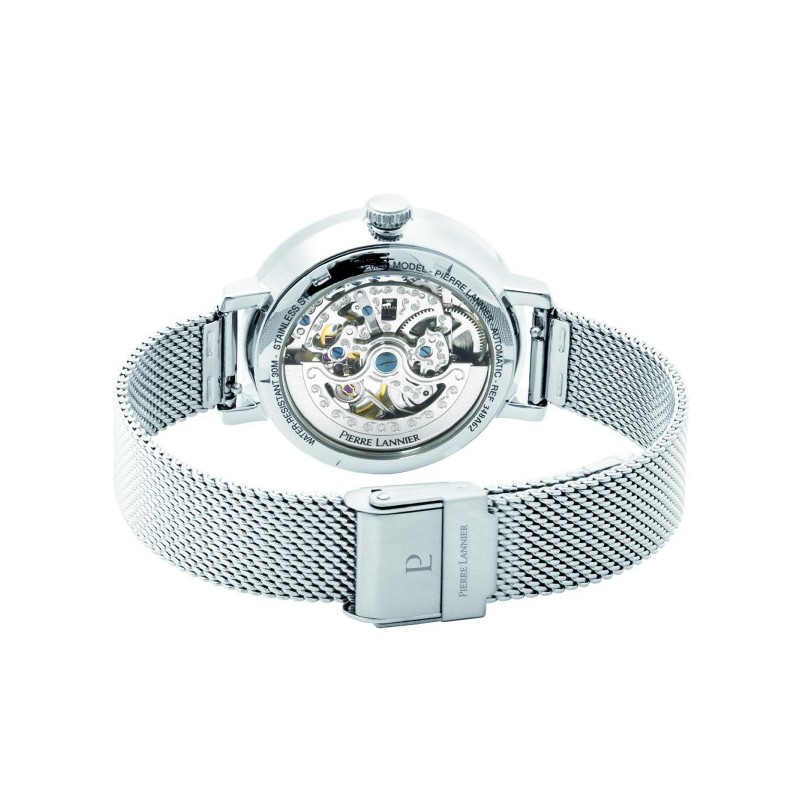 Montre Femme Pierre Lannier Mélodie argenté automatique