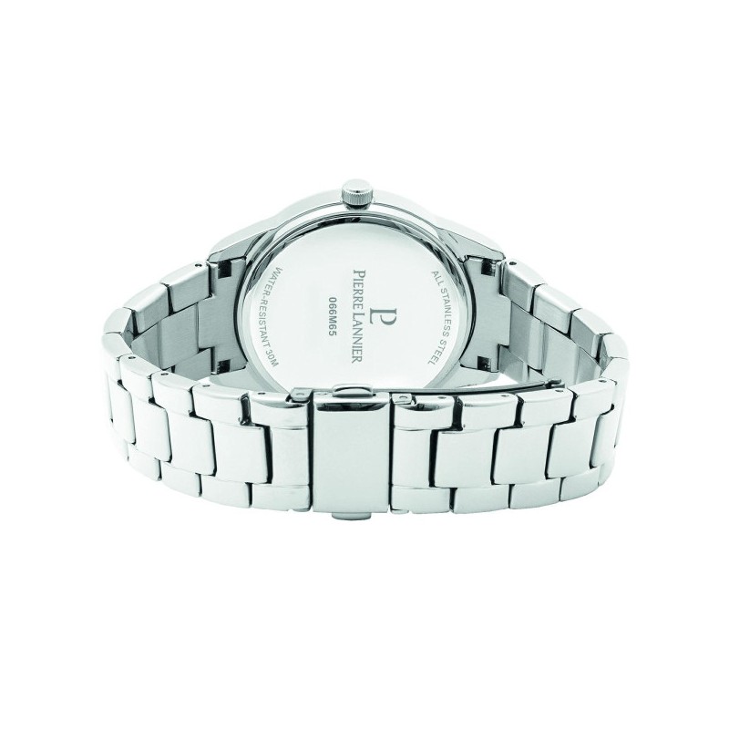 Montre Femme Pierre Lannier acier argenté fond rose fushia