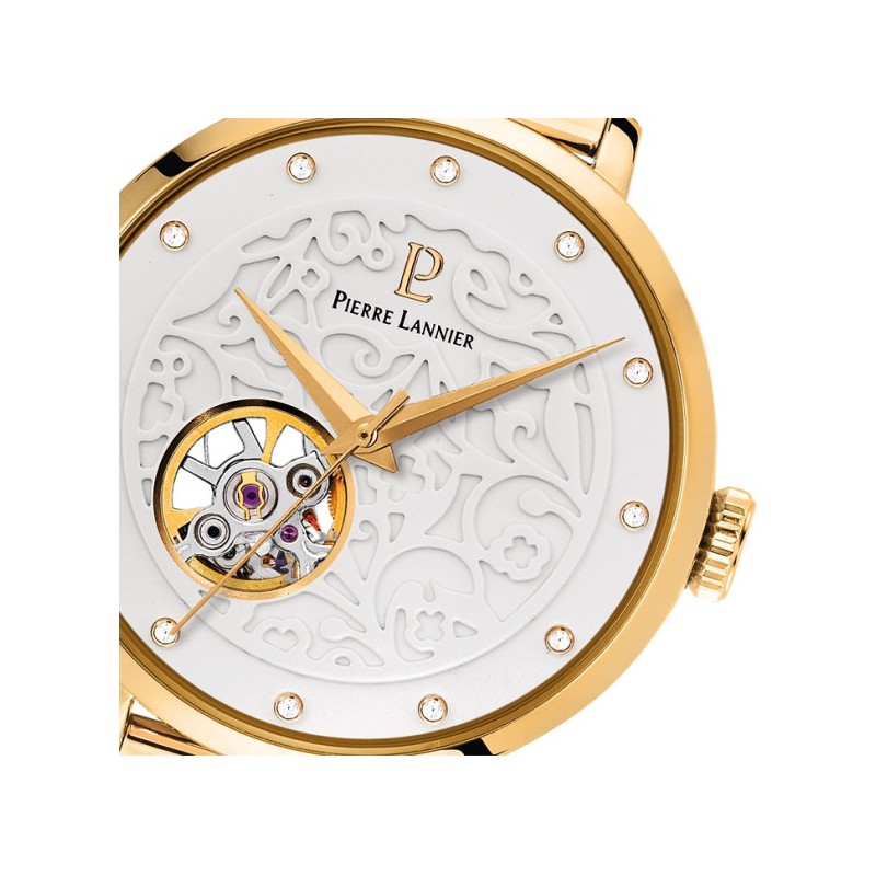 Montre Femme Pierre Lannier Elioa automatique doré