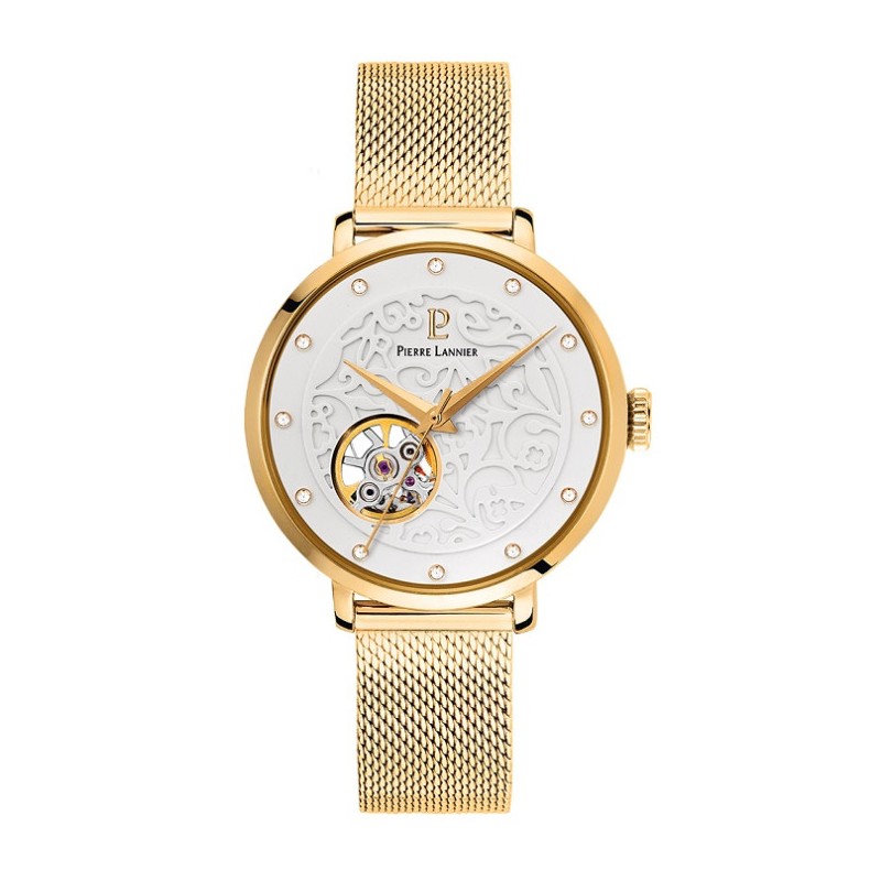 Montre Femme Pierre Lannier Elioa automatique doré