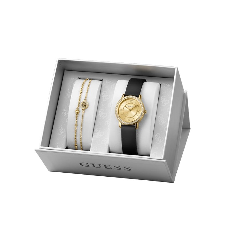 Coffret montre Guess Ladies Dress femme et bracelet doré
