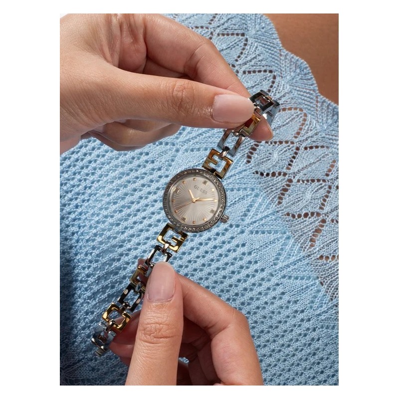 Montre Lady G bicolore en Acier Guess femme