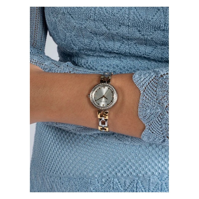 Montre Lady G bicolore en Acier Guess femme