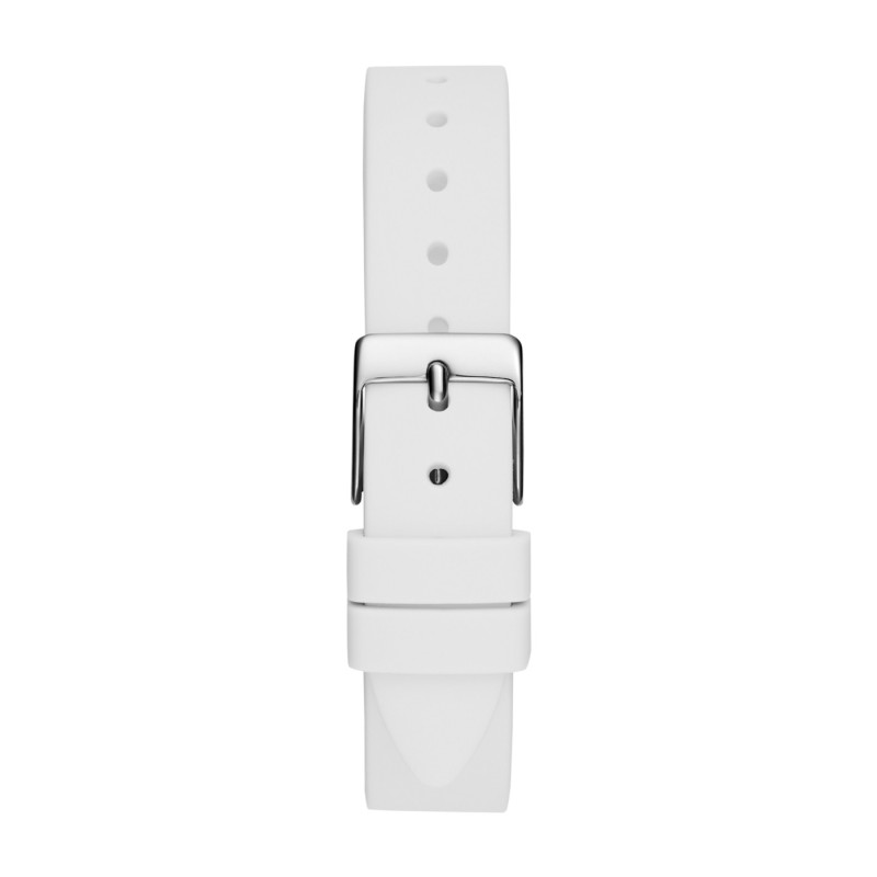 Montre Guess Terrace femme bracelet en silicone blanc