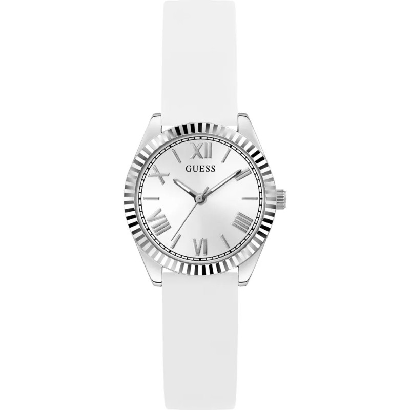 Montre Guess Terrace femme bracelet en silicone blanc