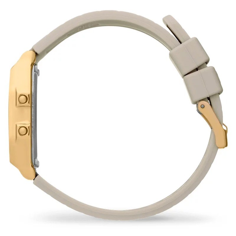 Montre Mixte Ice Watch Digit retro Bracelet en silicone gris