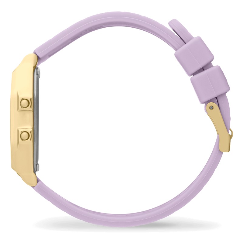 Montre femme Ice Watch Digit retro Bracelet en silicone lavande