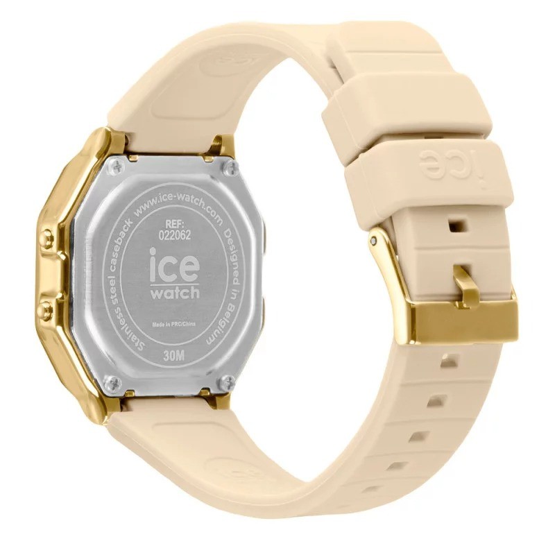 Montre mixte Ice Watch Digit retro Bracelet en silicone nude
