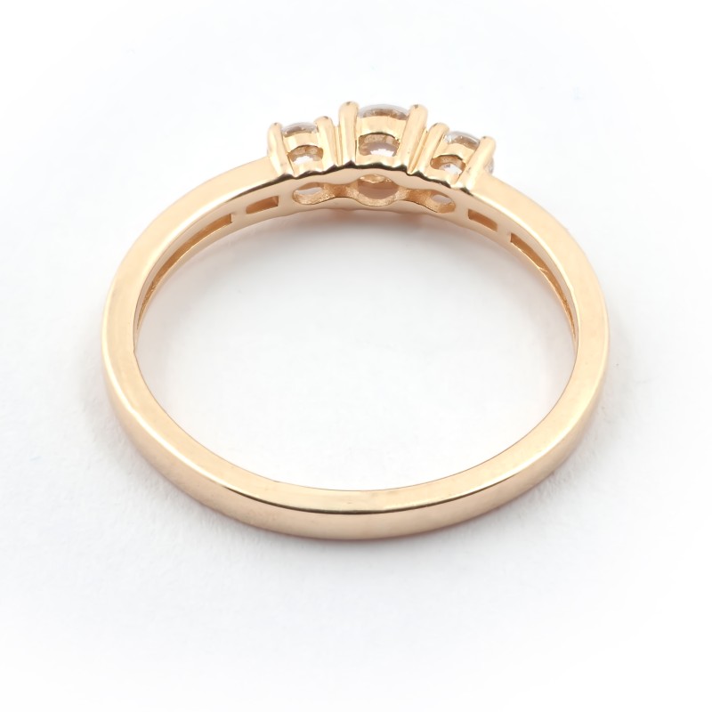 Bague femme Carador Or 375/000 et Oxyde de zirconium