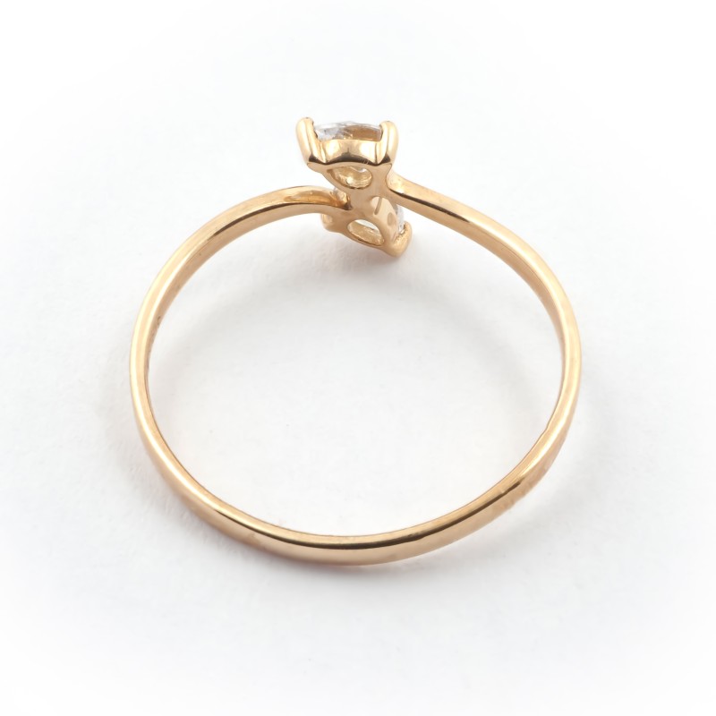 Bague femme Carador Or 375/000 et Oxyde de zirconium