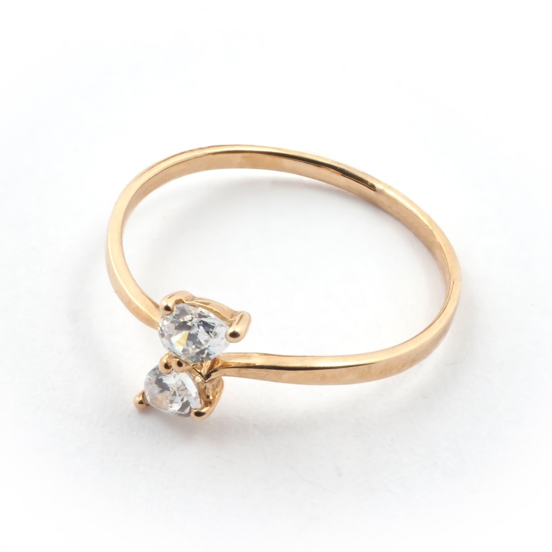 Bague femme Carador Or 375/000 et Oxyde de zirconium