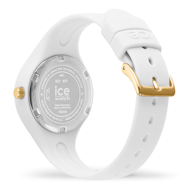 Montre enfant Ice Watch - Fantasia Butterfly Lily Bracelet en silicone blanc