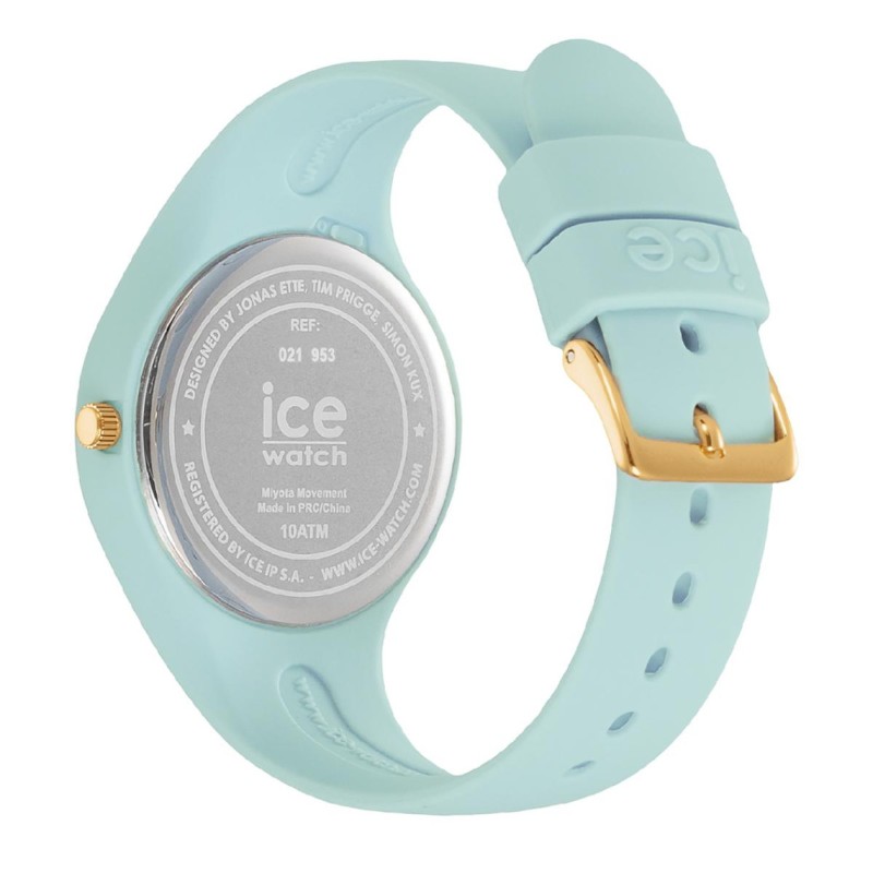 Montre enfant Ice Watch - Fantasia Butterfly Bloom XS Bracelet en silicone bleu pastel