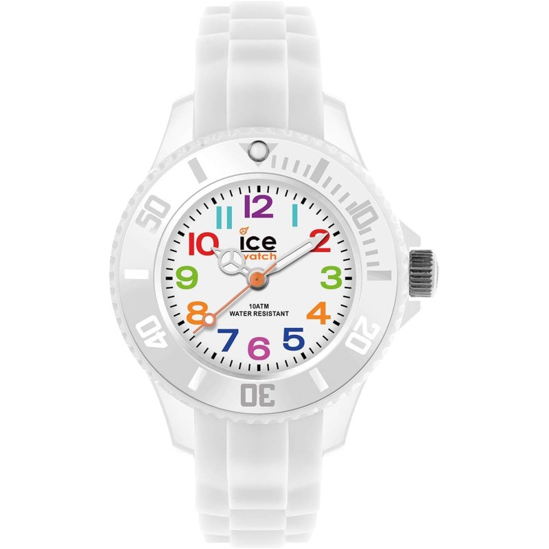 Montre Ice Watch Mini White - Extra Small Watch Bracelet en silicone blanc