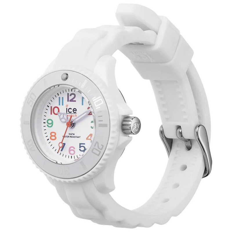 Montre Ice Watch Mini White - Extra Small Watch Bracelet en silicone blanc