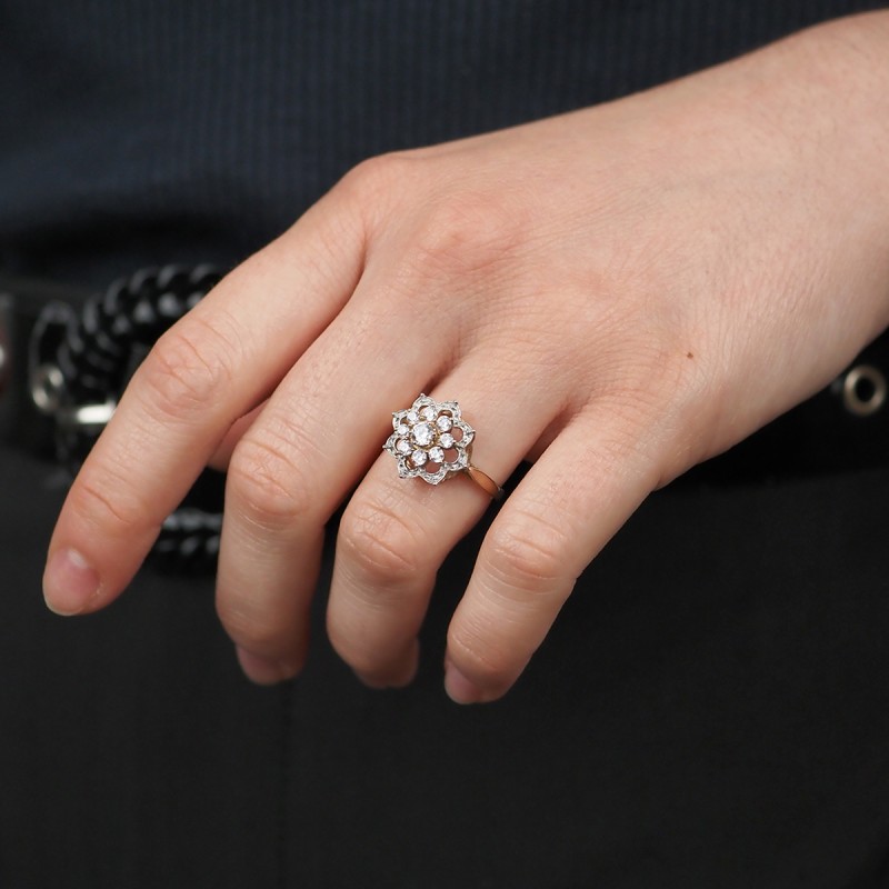 Bague femme Carador Or 375/000 et Oxyde de zirconium