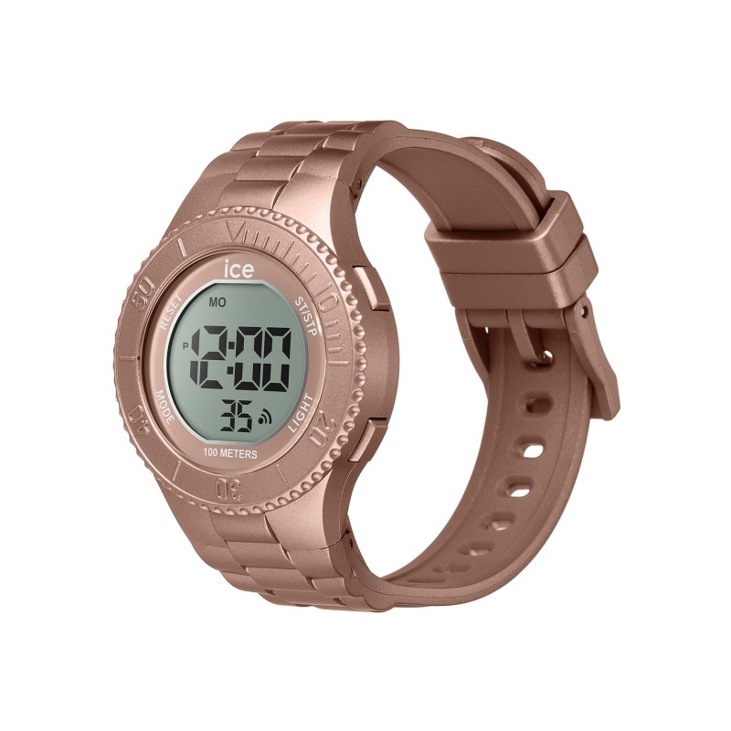 Montre Femme Ice Watch - Ice Digit Bracelet en silicone bronze