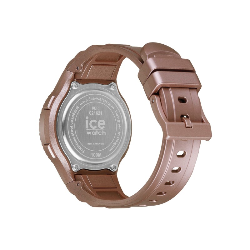 Montre Femme Ice Watch - Ice Digit Bracelet en silicone bronze