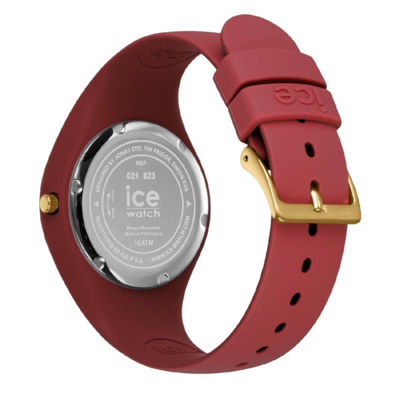 Montre Femme Ice Watch Duo Chic Bracelet en silicone Terracotta