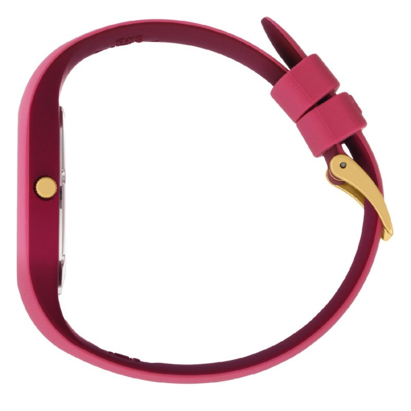 Montre Femme Ice Watch Duo Chic Small Bracelet en silicone Rose