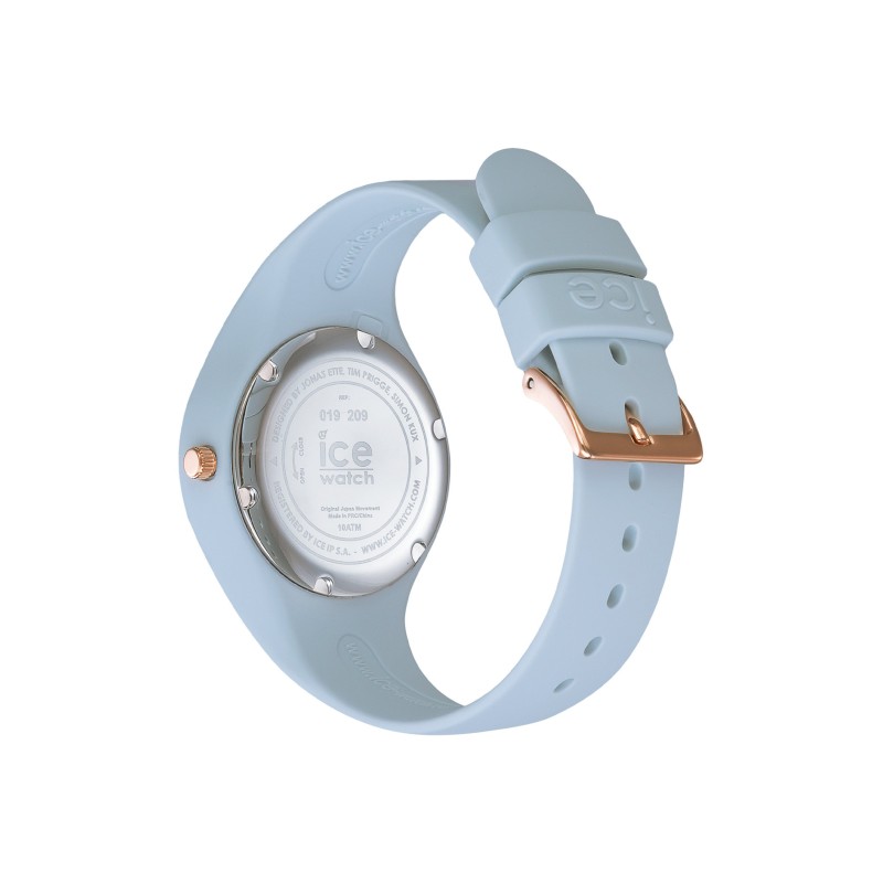 Montre Femme Ice Watch Horizon Bracelet en silicone Bleu clair