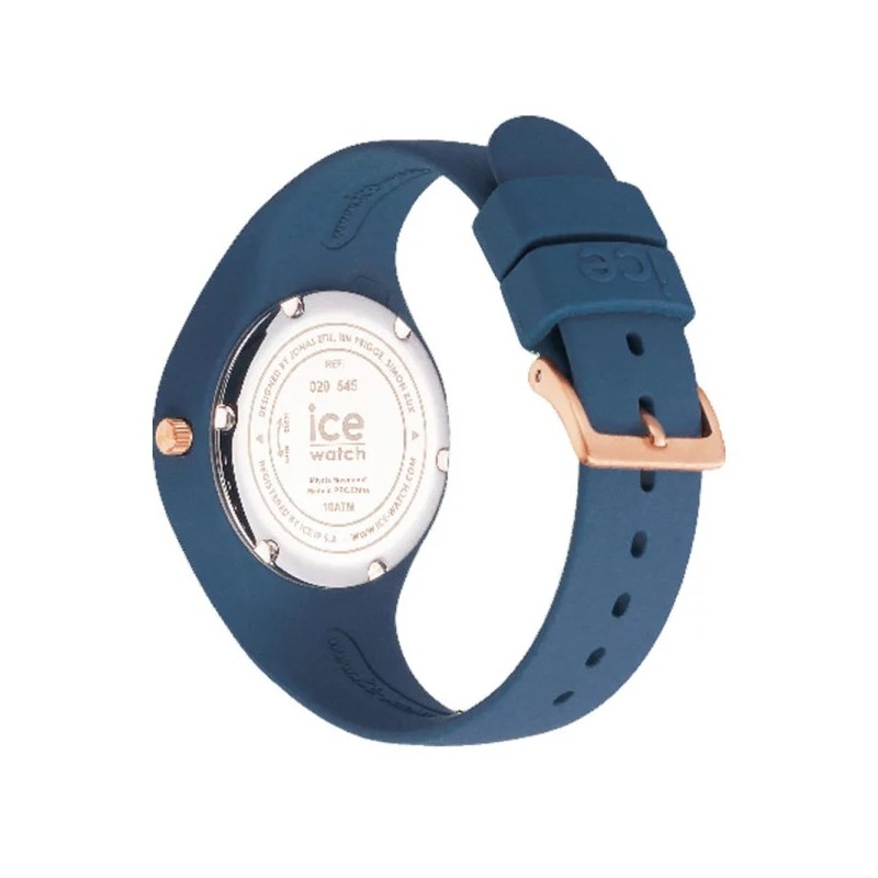 Montre Femme Ice Watch - Glam Brushed Bracelet en silicone bleu