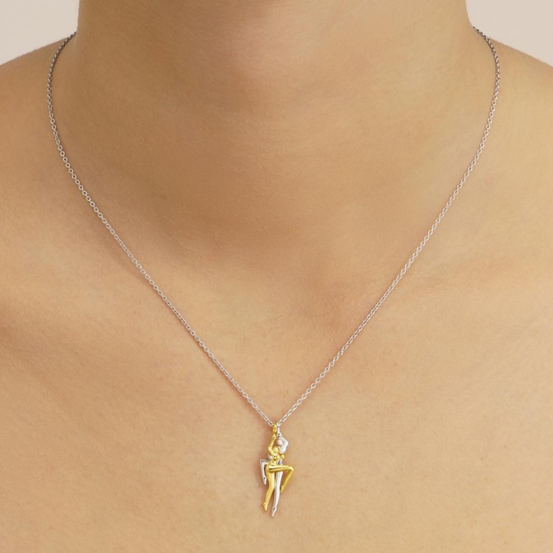 Collier Femme Jourdan - Tango - en Argent avec figurines bicolores