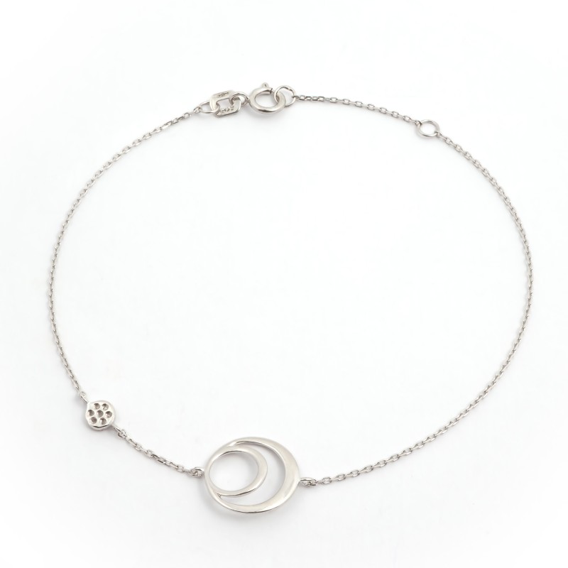 Bracelet Carador Fantaisie Or blanc 375/000e BR118