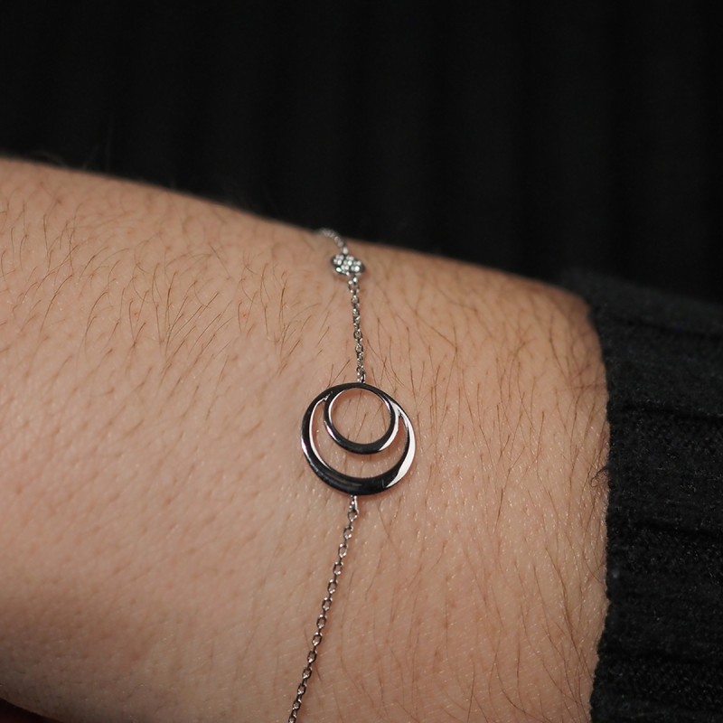 Bracelet Carador Fantaisie Or blanc 375/000e BR118