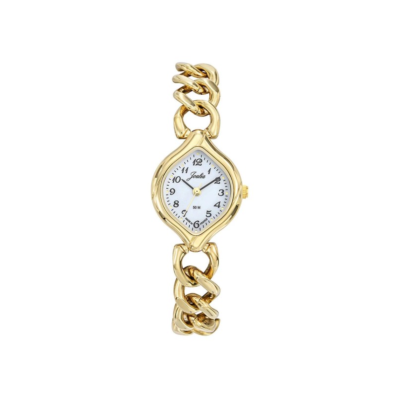 Montre Femme Joalia doré bracelet maille