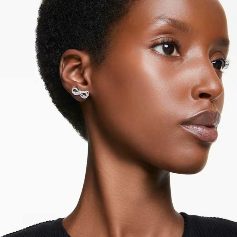 Boucles d'oreilles Swarovski Femme Hyperbola Fig Pave