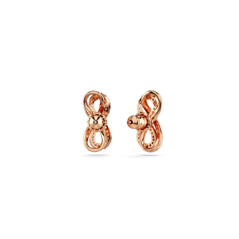 Boucles d'oreilles Swarovski Femme Hyperbola Fig Pave doré rose