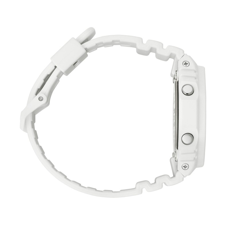 Montre Homme Casio G-Shock en résine blanche Boitier rond