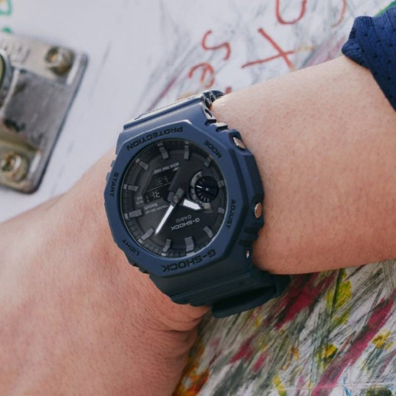 Montre Homme Casio G-SHOCK Classic en résine bleu