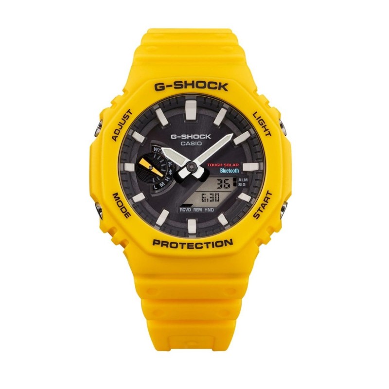 Montre Homme Casio G-SHOCK en résine jaune