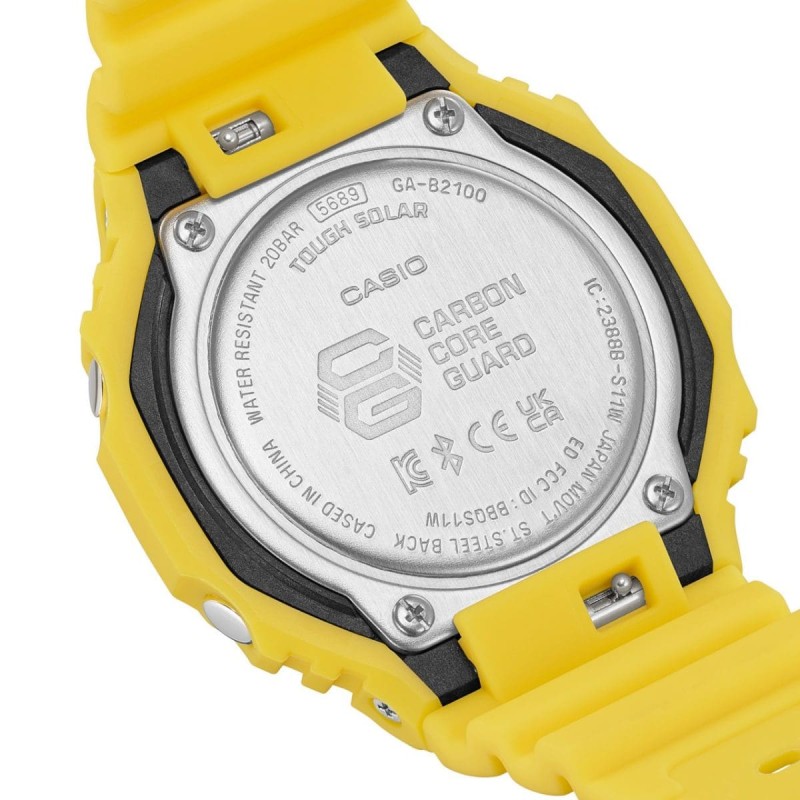 Montre Homme Casio G-SHOCK en résine jaune