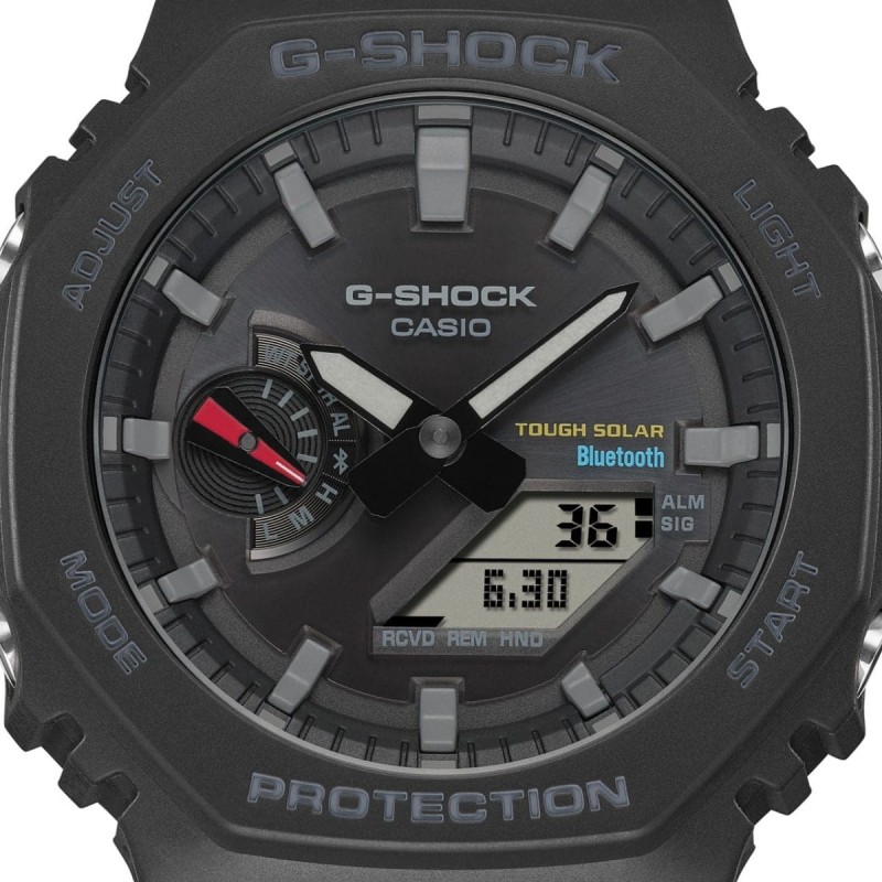 Montre solaire Homme Casio G-SHOCK en résine noire