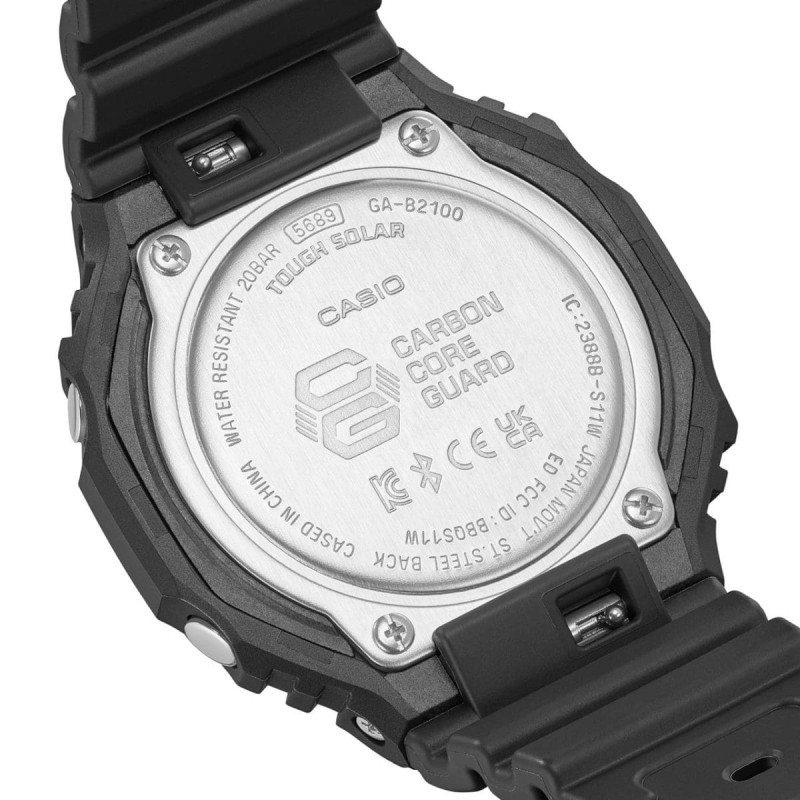 Montre solaire Homme Casio G-SHOCK en résine noire