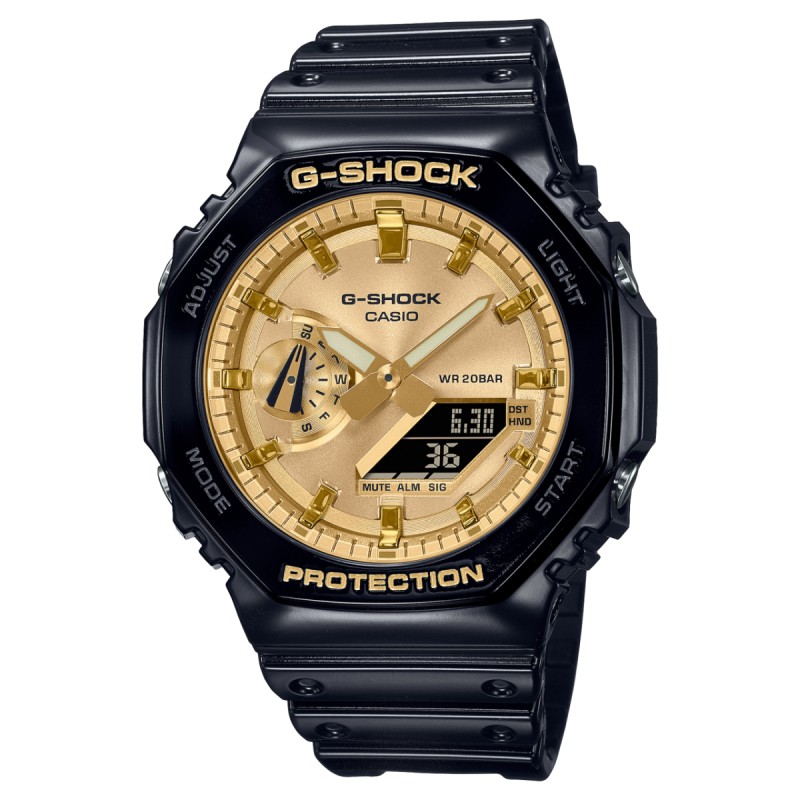 Montre Homme Casio G-SHOCK Classic en résine et cadran doré