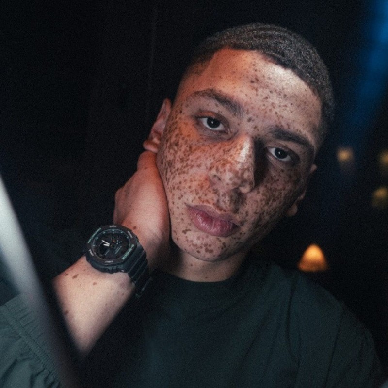 Montre Mixte Casio G-SHOCK en résine noire et verte