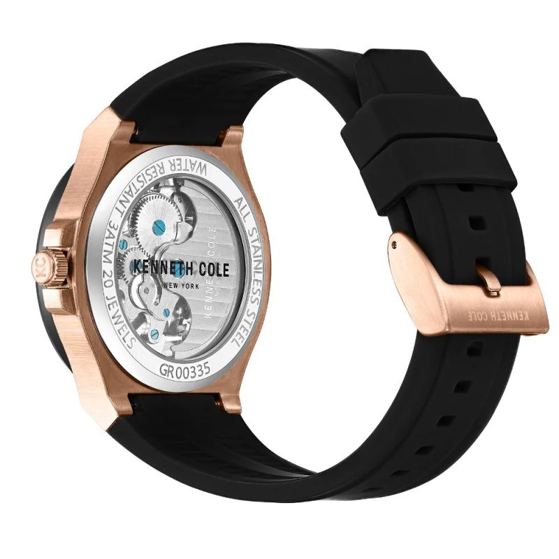 Montre Kenneth Cole Automatique Homme Silicone Noir