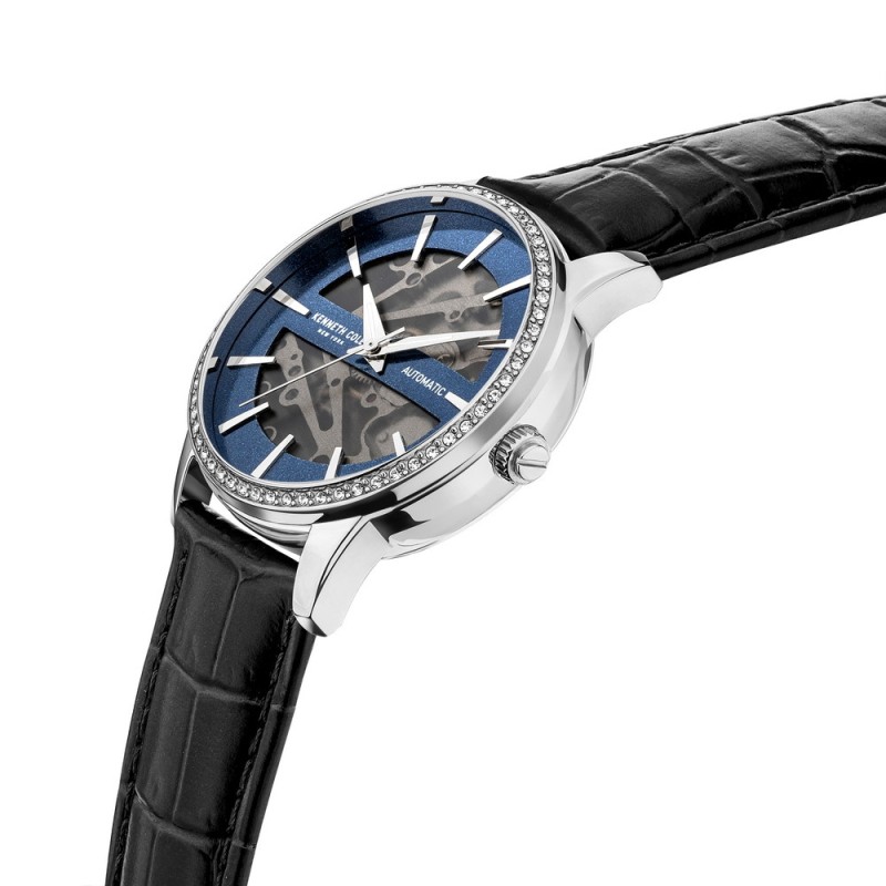 Montre Kenneth Cole Automatique Femme Cuir Noir