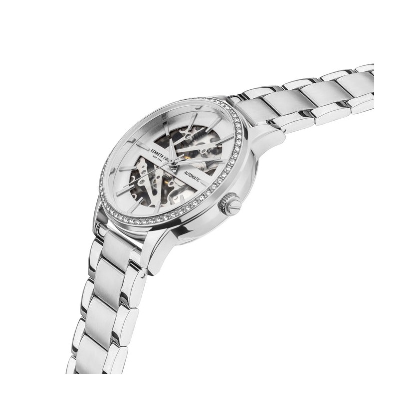 Montre Kenneth Cole Automatique Femme Acier Argenté