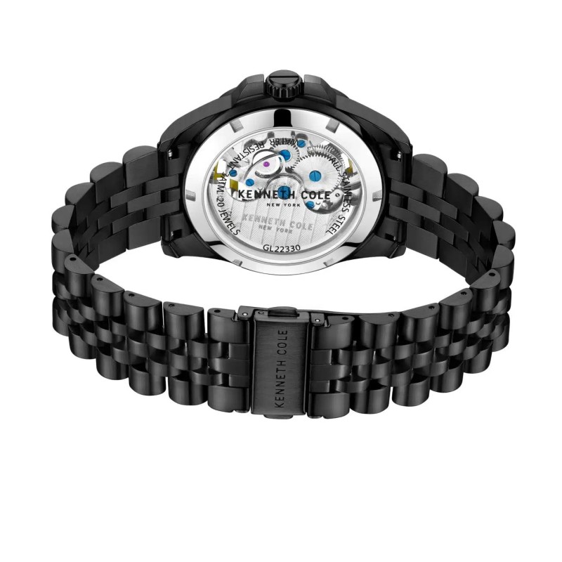 Montre Kenneth Cole Automatique Bracelet Acier Noir