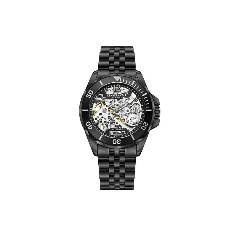 Montre Kenneth Cole Automatique Bracelet Acier Noir