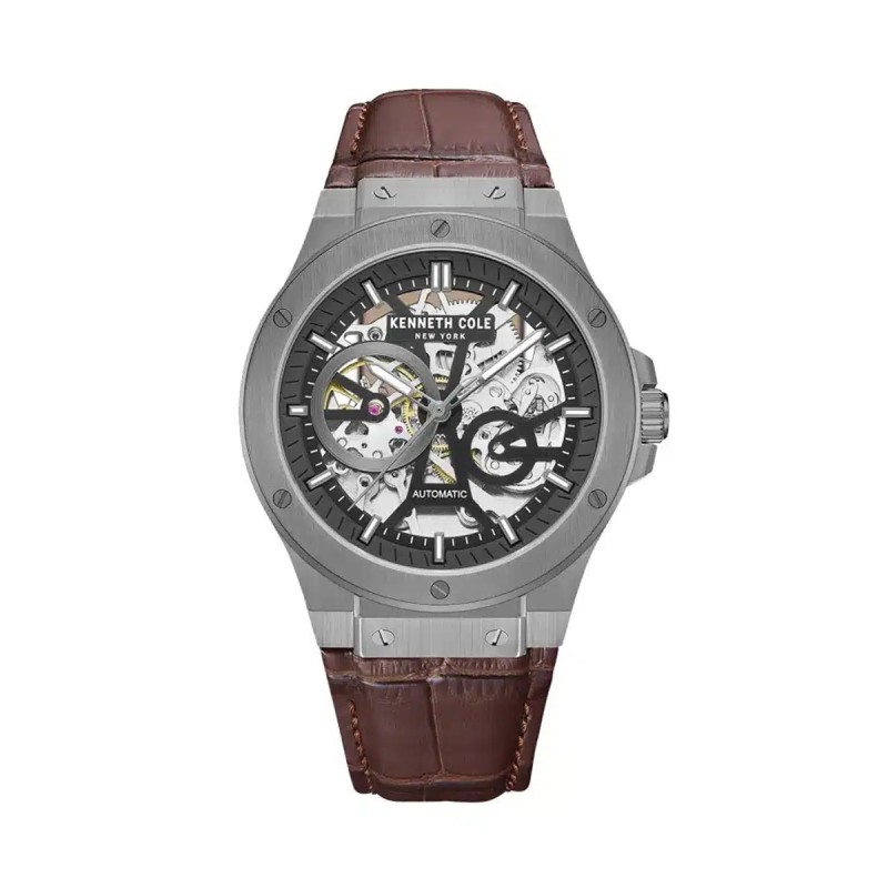 Montre Kenneth Cole Automatique Cuir Marron